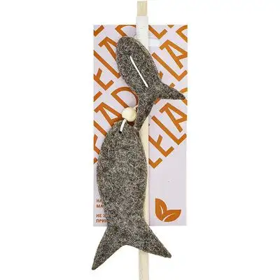 Купить lelap игрушка дразнилка для кошек "Рыбка"