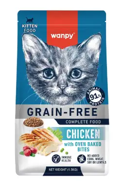 Wanpy Cat сухой корм для котят с курицей