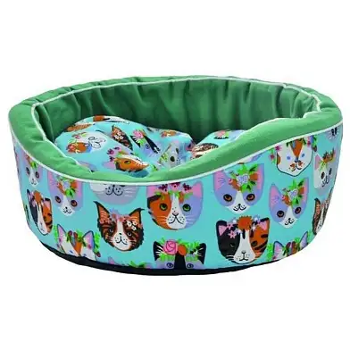 Homepet Канвас лежак малый коты для собак и кошек